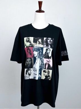 Taylor Swift Official The Eras Tour Merch Crewneck Concert Short Sleeve T-Shirt